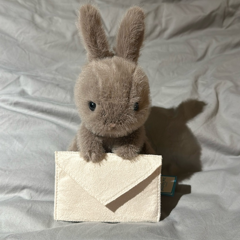 Authentic New with tag Jellycat Messenger Bunny